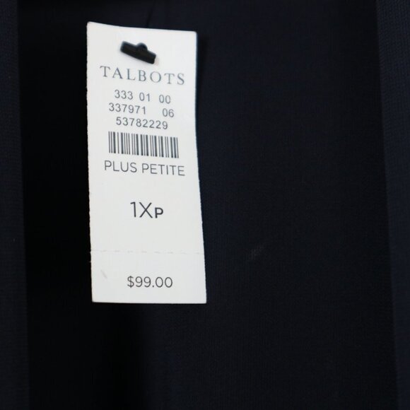 NWT Talbot Navy blue long flyaway Open Cardigan - Picture 5 of 9